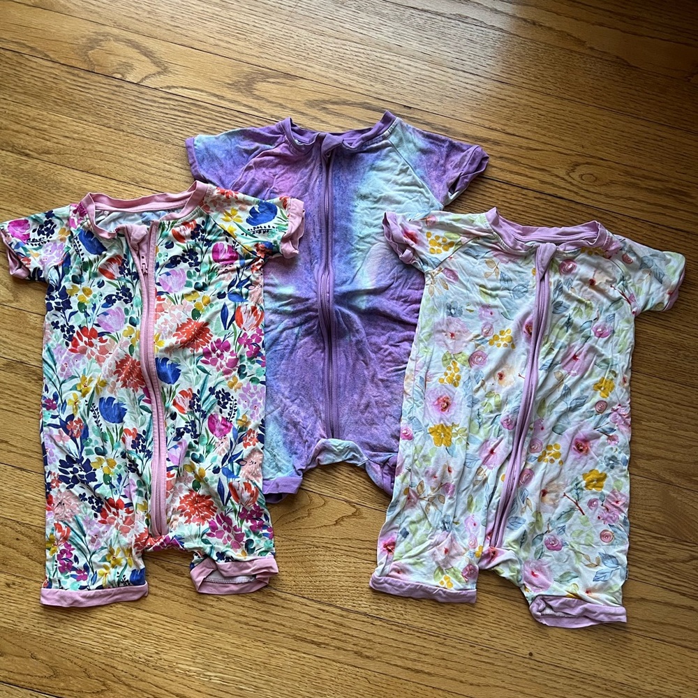 Little Sleepies Bamboo Rompers